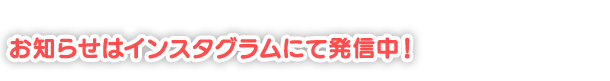 公式インスタグラム
